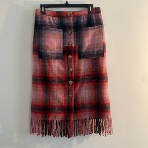 Anthropologie Midi Skirt NWOT